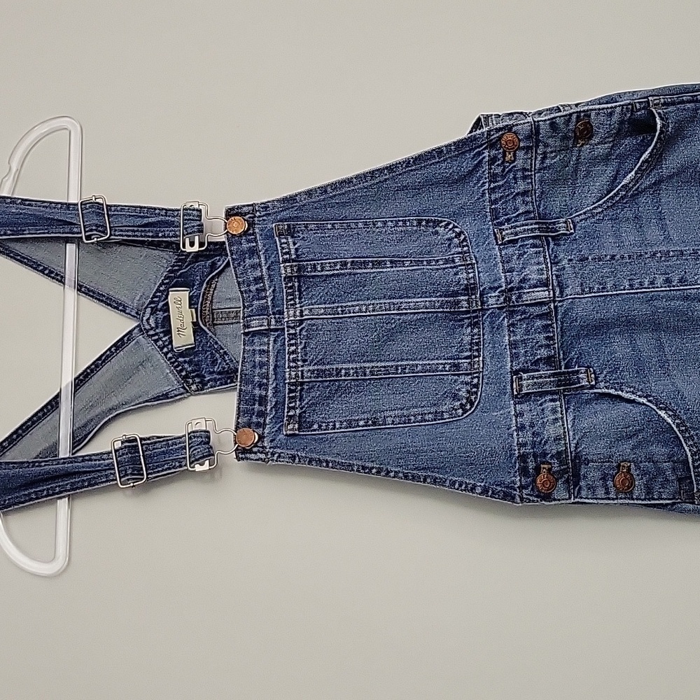 Madewell Straight-Leg Overalls in Elmridge Wash Small - Picture 3 of 10